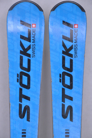 NARTY UŻYWANE STOCKLI LASER SL + MC11 24/25 160 cm NRC20