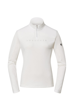 DAMSKI GOLF BLUZA DESCENTE CHEST LOGO White 2026