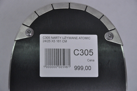 NARTY UŻYWANE ATOMIC REDSTER X5 + Atomic M10 GW 24/25 161 cm NRC305