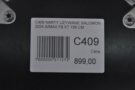 NARTY UŻYWANE SALOMON S/MAX F8 XT + M10 2024 156 cm NRC409
