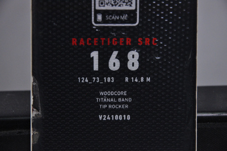 NARTY UŻYWANE VOLKL RACETIGER SRC + Motion 10 24/25 168 cm NRC226