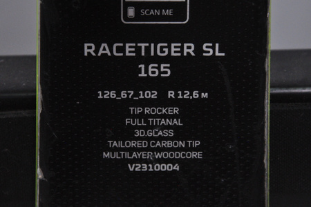 NARTY UŻYWANE VOLKL RACETIGER SL + VMotion 12 23/24 165 cm NRC639