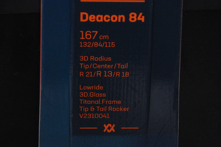 NARTY UŻYWANE VOLKL DEACON 84 + LowRide XL 13 23/24 167 cm NRC241