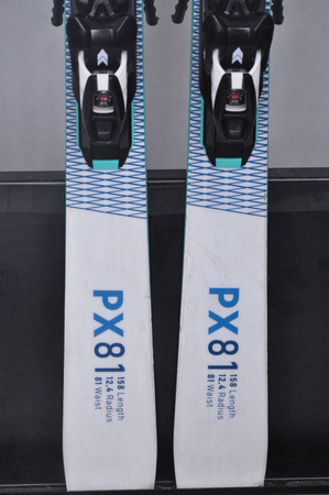 NARTY UŻYWANE KASTLE PX 81 + K11 23/24 158 cm NRC53