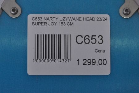 NARTY UŻYWANE HEAD SUPER JOY 23/24 + JOY 11 153 cm NRC653