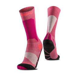 JUNIORSKIE SKARPETY NARCIARSKIE X-SOCKS SKI DISCOVER OTC Pink/Sand 2025