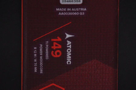 NARTY UŻYWANE ATOMIC REDSTER S8 + X12 GW 23/24 149 cm NRC139