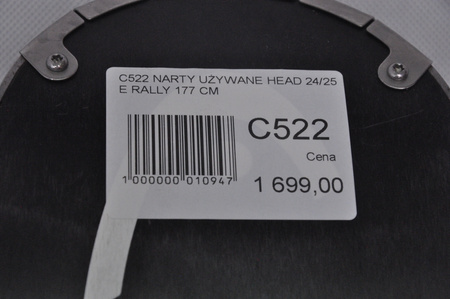 NARTY UŻYWANE HEAD SUPERSHAPE ERALLY + PRD12 24/25 177 cm NRC522