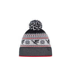 CZAPKA EISBAR RETROSKI POMPON Black