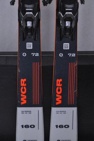 NARTY UŻYWANE BLIZZARD WCR 72 + TLT 10 24/25 160 cm NRC915