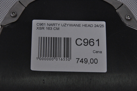 NARTY UŻYWANE HEAD WORLDCUP e.XSR + PR 11 24/25 163 cm NRC961