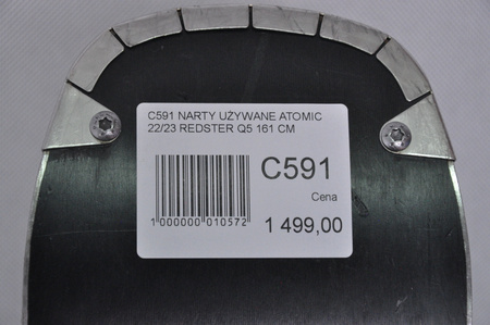 NARTY UŻYWANE REDSTER Q5 + M10 22/23 161 cm NRC591