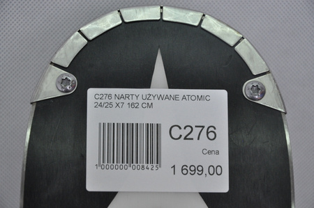 NARTY UŻYWANE ATOMIC REDSTER X7 + Atomic MI12 GW 24/25 162 cm NRC276