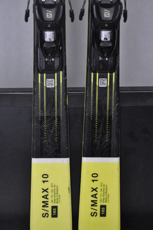 NARTY UŻYWANE SALOMON S/MAX 10 + M11 22/23 165 cm NRC565