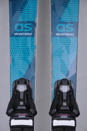 NARTY UŻYWANE STOCKLI MONTERO AS + Salomon Strive 11 24/25 166 cm NRC74