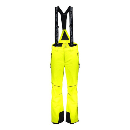 SPODNIE NARCIARSKIE FISCHER 2018/19 HALTI HANS KNAUSS PANTS - N41F, Evening Yellow