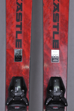 NARTY UŻYWANE KASTLE MX 88 + Salomon K12 PRW 24/25 181 cm NRC751