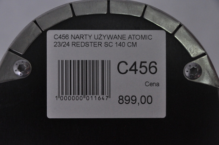 NARTY UŻYWANE ATOMIC REDSTER SC + M10 23/24 140 cm NRC456
