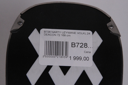 NARTY UŻYWANE VOLKL DEACON 72 + Motion 12 23/24 168 cm NRB728