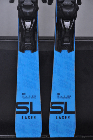 NARTY UŻYWANE STOCKLI LASER SL + MC11 24/25 150 cm NRC13