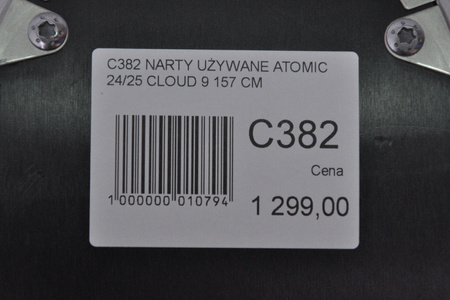 DAMSKIE NARTY UŻYWANE ATOMIC CLOUD C9 + M10 GW 24/25 157 cm NRC382