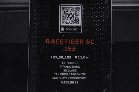 NARTY UŻYWANE VOLKL RACETIGER SC 23/24 + VMotion 12 153 cm NRC331