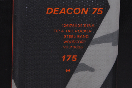 NARTY UŻYWANE VOLKL DEACON 75 + Motion 12 23/24 175 cm NRC136