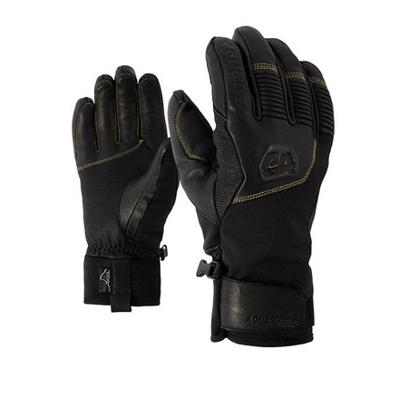 RĘKAWICE NARCIARSKIE ZIENER GANZENBERG AS® AW Black/Citrus