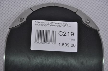 NARTY UŻYWANE VOLKL RACETIGER SRC + Motion 10 24/25 168 cm NRC219