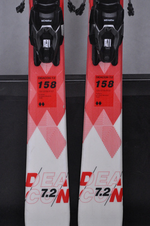 NARTY UŻYWANE VOLKL DEACON 7.2 + FTD 10 21/22 158 cm NRC1116