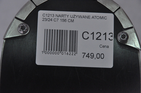 NARTY UŻYWANE ATOMIC CLOUD C7 + Atomic M10 23/24 156 cm NRC1213