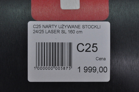 NARTY UŻYWANE STOCKLI LASER SL + MC11 24/25 160 cm NRC25