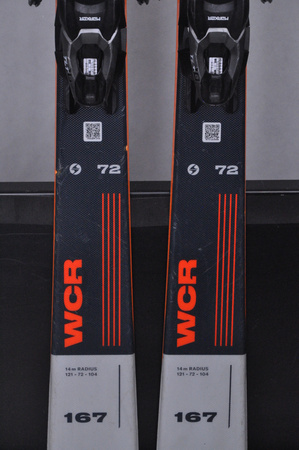 NARTY UŻYWANE BLIZZARD WCR 72 + TLT 10 24/25 167 cm NRC913