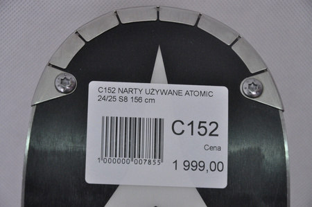 NARTY UŻYWANE ATOMIC REDSTER S8 + X12 GW 24/25 152 cm NRC152