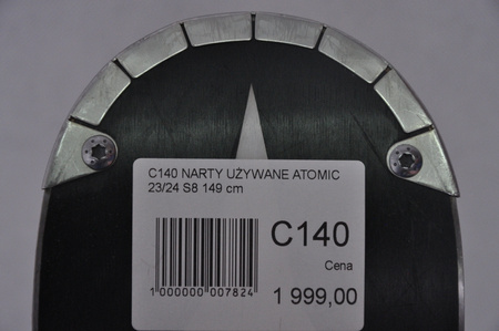 NARTY UŻYWANE ATOMIC REDSTER S8 + X12 GW 23/24 149 cm NRC140