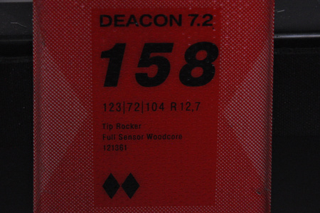 NARTY UŻYWANE VOLKL DEACON 7.2 + FTD 10 21/22 158 cm NRC1114