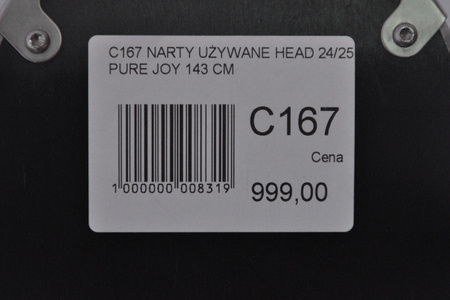 NARTY UŻYWANE HEAD PURE JOY 24/25 + JOY 9 143 cm NRC167
