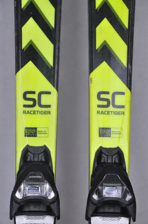 NARTY UŻYWANE VOLKL RACETIGER SC 23/24 + VMotion 12 165 cm NRC346