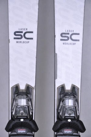 NARTY UŻYWANE STOCKLI LASER SC + MC11 24/25 156 cm NRC96