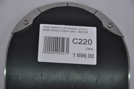 NARTY UŻYWANE VOLKL RACETIGER SRC + Motion 10 24/25 168 cm NRC220