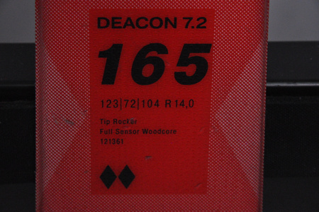 NARTY UŻYWANE VOLKL DEACON 7.2 + FTD 10 21/22 165 cm NRC1103