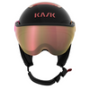 KASK NARCIARSKI KASK CHROME VISOR Black Pink Gold 2025