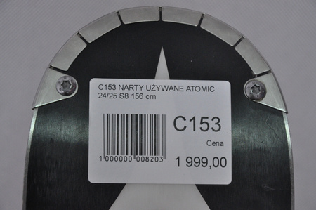 NARTY UŻYWANE ATOMIC REDSTER S8 + X12 GW 24/25 156 cm NRC153