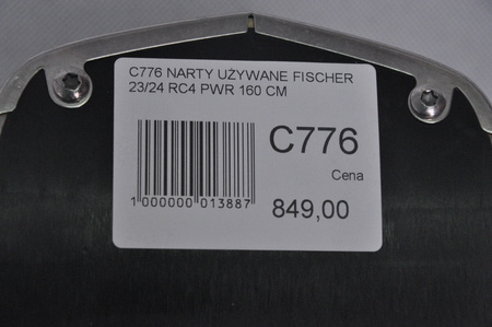 NARTY UŻYWANE FISCHER RC4 PWR 23/24 + RS10 160 cm NRC776