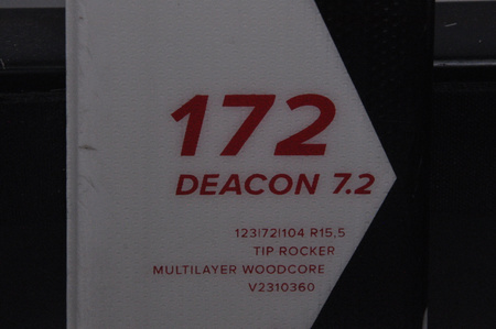 NARTY UŻYWANE VOLKL DEACON 7.2 + FTD 10 23/24 172 cm NRC1183