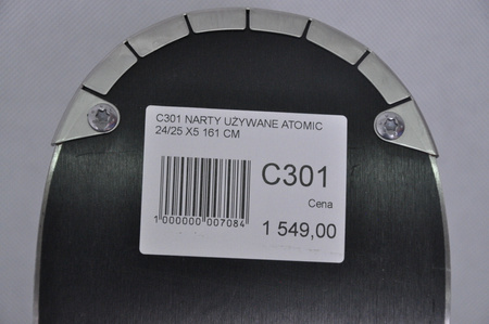 NARTY UŻYWANE ATOMIC REDSTER X5 + Atomic M10 GW 24/25 161 cm NRC301