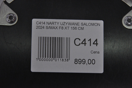 NARTY UŻYWANE SALOMON S/MAX F8 XT + M10 2024 156 cm NRC414