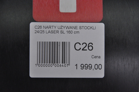NARTY UŻYWANE STOCKLI LASER SL + MC11 24/25 160 cm NRC26