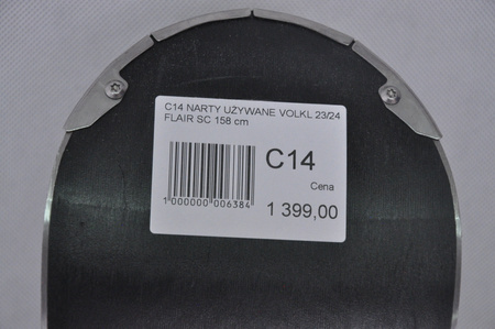 NARTY UŻYWANE VOLKL FLAIR SC 23/24 + Marker VMOTION 11 158 cm NRC14