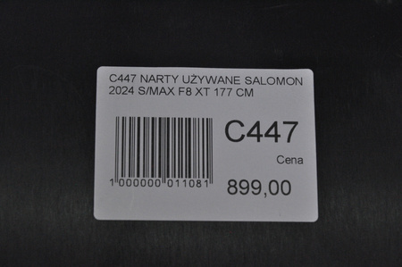 NARTY UŻYWANE SALOMON S/MAX F8 XT + M10 2024 177 cm NRC447